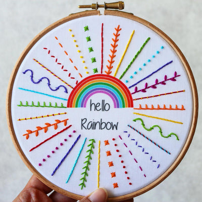 Rainbow Embroidery Starter Kits Bundle