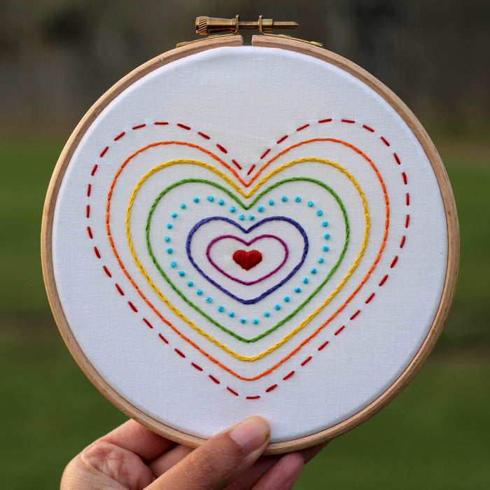 Rainbow Embroidery Starter Kits Bundle