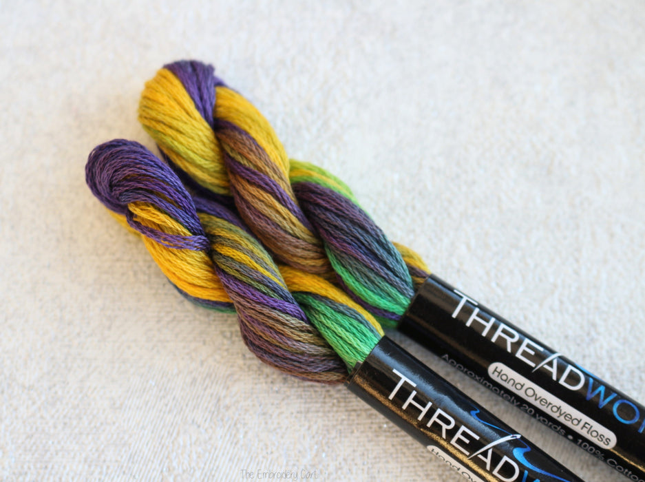 Threadworx 1153 Mardi Gras Variegated Embroidery Thread