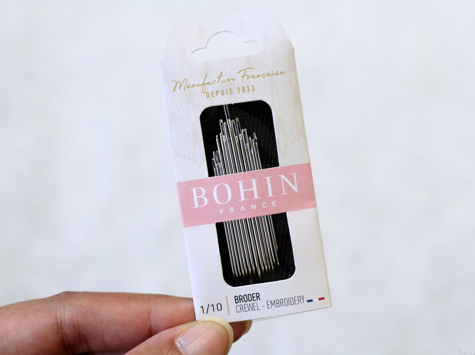 Bohin Embroidery Needles Size 1 to 10