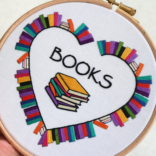 Books Embroidery Kit