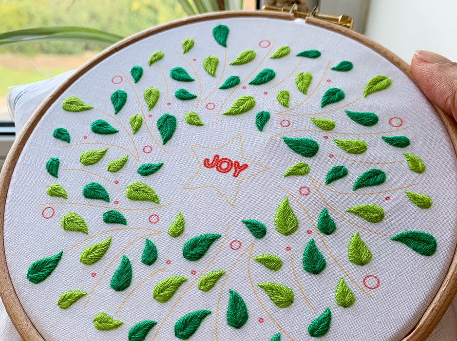 Christmas Joy Embroidery Kit
