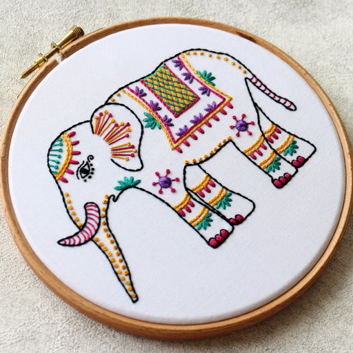 Elephant Embroidery Kit