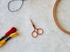 Hemline Rose Gold Embroidery Scissors