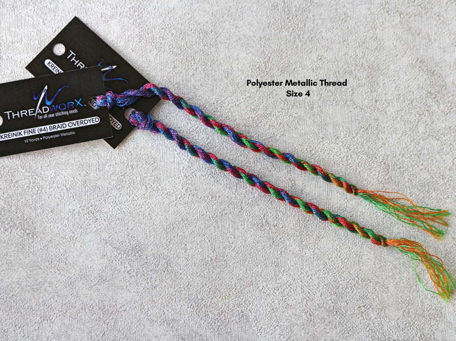 Metallic Rainbow Embroidery Thread