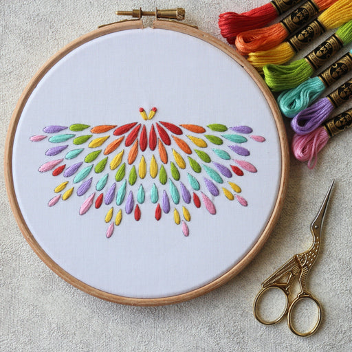 Pastel Butterfly Embroidery Kit