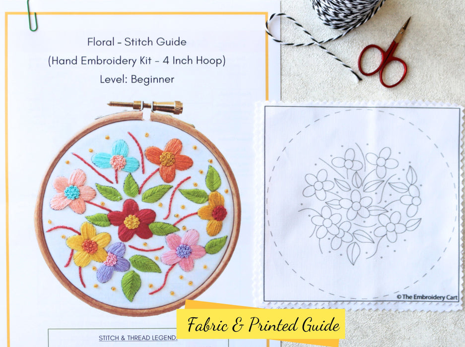 Printed Fabric Embroidery