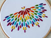 Rainbow Butterfly Embroidery Kit