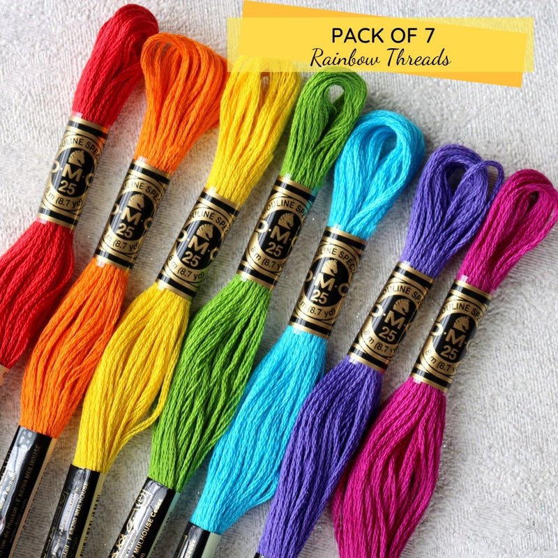Rainbow Embroidery Thread