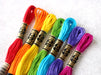 Rainbow Colour Embroidery Thread