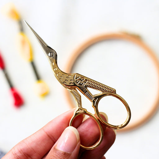 Stork Embroidery Scissor