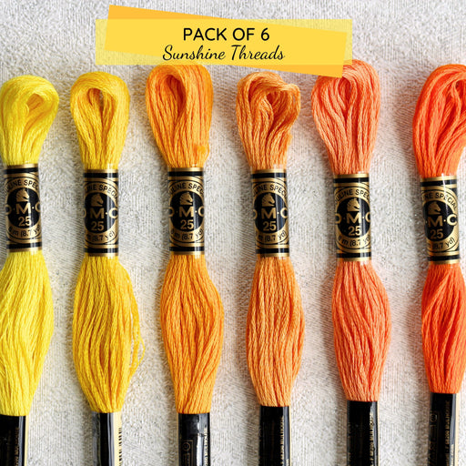 Sunshine Colours Embroidery Thread Bundle