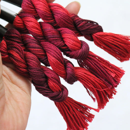 Threadworx 1089 Red Variegated Embroidery Thread