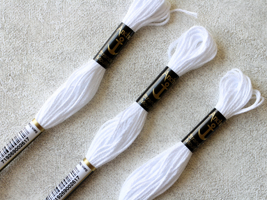 Anchor White Embroidery Thread